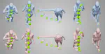 GRIP: Generating Interaction Poses Conditioned on Object and Body Motion
